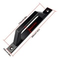 thumbnail image 3 of Manija de puerta corrediza de granero de acero al carbono, 4 Uds., tirador de puerta de madera, 19,6 cm, perfecto para puertas corredizas de madera, armarios y armarios, 3 of 5