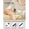 thumbnail image 4 of TOYOUTHS Bling Metal Band Compatible with Apple Watch Band 40/44/45/38/41/42/46/49mm Women, Dressy Sparkle Diamond Camellia Bracelet Luxury Strap for iWatch SE Series 10/9/8/7/6/5/4/3/2/1/Ultra, 4 of 6