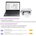 thumbnail image 4 of HOP-HQ450 Direct Thermal Label Printer with USB + Bluetooth Connectivity, Supports 37-123mm (1.5-4.8 inch) Labels, 203 DPI Resolution, 6.0 inch/Sec Speed, U Disk Included, White Color, US Plug, 4 of 6