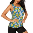 thumbnail image 2 of Fotbe Lovely Duck Blusas Sin Mangas para Mujer – Estilo Casual, Corte Suelto, Slim-Fit, Cuello Redondo Deportivo, Tops de Verano para Gimnasio y Yoga-X-Large, 2 of 7