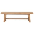 thumbnail image 3 of Middleton 60-inch Wood Backless Dining Bench Natural Brown, 3 of 6