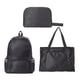 thumbnail image 1 of Qarigey portátil plegable de Color sólido para hombre y mujer, bolsa impermeable con cremallera, para acampar, senderismo, teléfono, Envolturas para manijas de equipaje Negro, 1 of 6