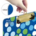 thumbnail image 6 of FORMRS Acrylic Clipboard with Low Profile Clip Standard A4 Letter Size, 12.5" x 9", Blue Dots, 6 of 8