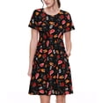 thumbnail image 1 of Vsdgher Robes Midi Maxi Décontractées pour Femmes Été 2025 Manches Courtes Légères Col Rond Robe de Plage, 1 of 6