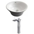 thumbnail image 1 of Imaginations Américaines 17-po. W Vessel Set Blanc, 1 of 3