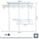 thumbnail image 3 of Closet Ropero Armable Armario 2 A 4ft Ajustable Reforzado blanco Big Room HJCWWB010000, 3 of 8