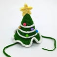 thumbnail image 1 of Como gatos y perros, sombreros y accesorios navideños, árboles de Navidad de Papá Noel de lana tejidos a mano, 1 of 2