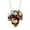 A001- Black, variant on Hanging Halloween Decorations 10 Inch Stained Acrylic Suncatcher Spooky Skeleton Decor for Home Window Party Porch 1 Pack
