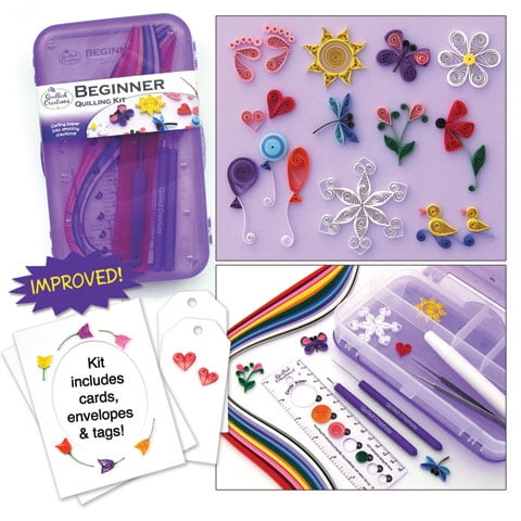 Quilling Board World of Paper Quilling Contains: Automated Quilling Tool Fun Craft Kit Complete Quilling Set for Beginners Quilling Mould 550 Quilling Strips and 120 Pages Quilling Idea Book