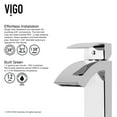 thumbnail image 4 of VIGO Satro Single Handle Single-Hole Bathroom Faucet in Chrome, 4 of 11