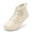 Beige, variant on HOBIBEAR Barefoot Shoes for Women Men | Wide Toe Box | High Top Canvas | Comfortable Trail Running Sneaker