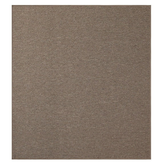 Modern Indoor/Outdoor Commercial Solid Color Rug - Brown, 6" x 6"-Sample, Pet and Kids Friendly Rug. Made in USA, Rectangle, Area Rugs Great for kids, Pets, Event, Wedding