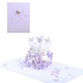 thumbnail image 1 of Esposa Tarjeta De Felicitación 3D Tarjeta De Felicitación De Mariposa Y Flor Para Regalo Del Día De La Madre Regalo De Cumpleaños De Esposa Regalo De Pareja Guardurnaity HA040523-02, 1 of 5