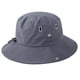 thumbnail image 3 of Sombrero para el , ancha, cordón ajustable, gorra de pesca transpirable estilo occidental, sombrero de cubo de verano para senderismo, camping, Gris, 3 of 8