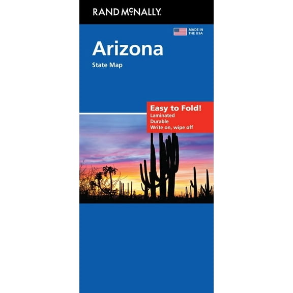 Rand McNally Easy to Fold: Arizona State Laminated Map, (Paperback)