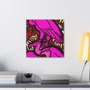 Vultures Roosting Besides - Canvas