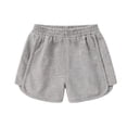 thumbnail image 2 of Fengqque Boys and Girls Cotton Athletic Shorts Soccer Running Active Dry-Fit Kids Gym Workout Performance Solid Color Shorts Gray 2-3 Years, 2 of 6