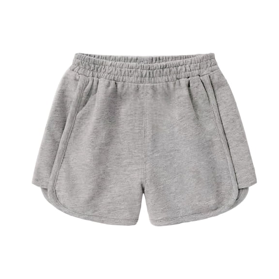 Sweat Shorts for Girl Summer Elastic Waist Casual Shorts Loose Comfy Outdoor Sports Bottoms Kids 1-11 Years