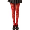 thumbnail image 1 of ORUYROP Collants Résille à Motifs pour Femmes Collants Taille Haute Bas Floraux, 1 of 6