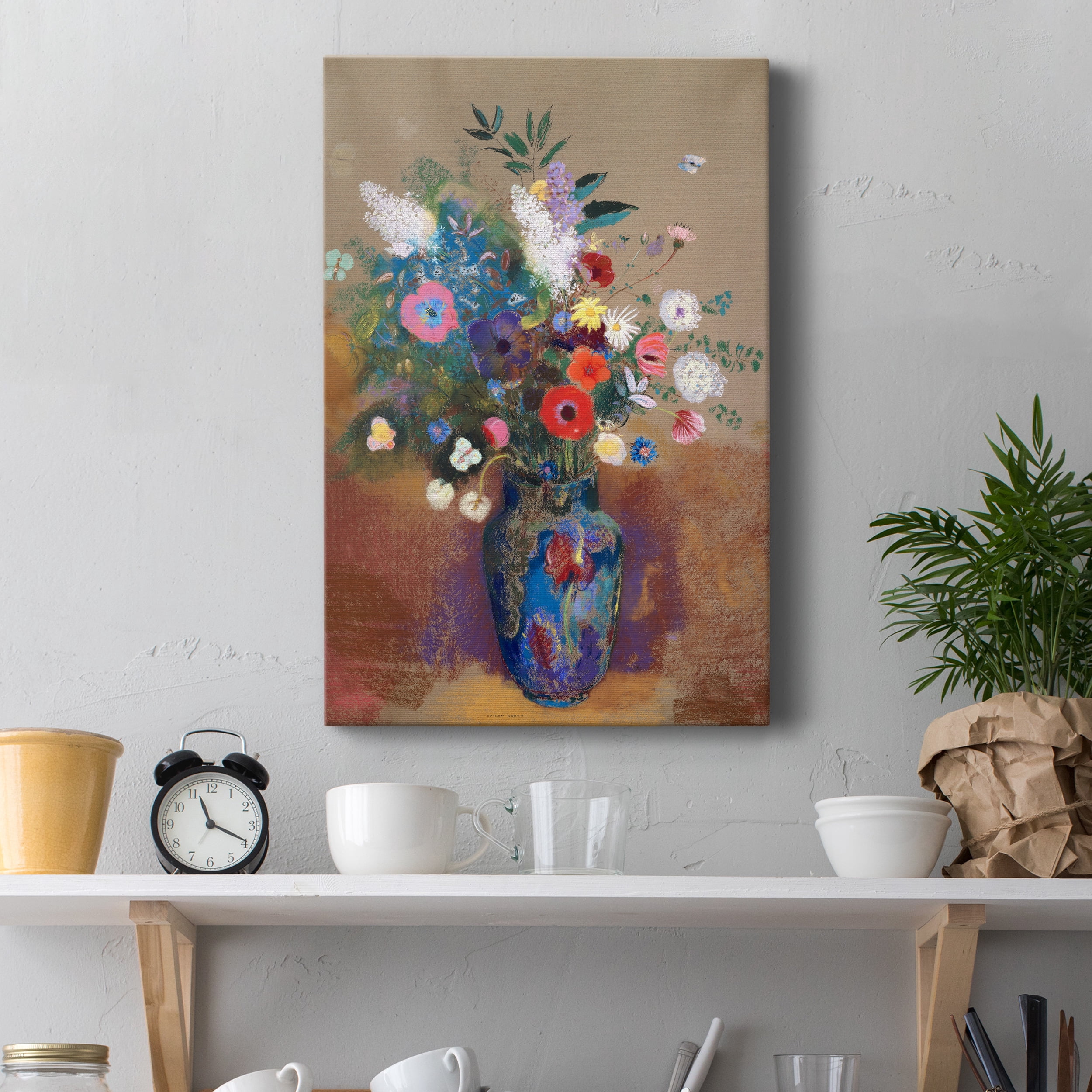Bouquet of Flowers Premium Gallery Wrapped Canvas - Ready to Hang - 12 x 18