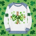 thumbnail image 5 of TaTaai Women's Irish Festival Top Long Sleeve Round Neck St. Patrick's Day Patchwork Casual Spring Holiday Celebration Blouse Gift, 5 of 5