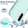 thumbnail image 3 of ELEHOLD for Samsung Galaxy A36 5G Case, Rugged Hard PC Soft TPU Hybrid Anti-Drop Camera Lens Protection Shockproof Glossy Non-Slip Slim Fit Case for Samsung Galaxy A36 5G,Mint, 3 of 5