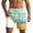 Mint Green@GC@, variant on CONZONE Mens Swim Trunks With Mesh Liner Ice Cream Graphic Board Shorts for Men Elastic Waist Drawstring Lightweight Quick Dry Summer Beach Swim Shorts