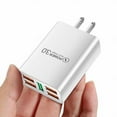 thumbnail image 2 of 5USB 2.1A Smartphone Charger Wall Mount Portable Mobile Phone Fast Charger, 2 of 3