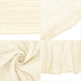 thumbnail image 3 of Cheesecloth Table Runner 6FT Long Boho Gauze Table Runner Rustic Sheer Runner for Wedding Bridal Baby Shower Birthday Party Table Decor Thanksgiving Christmas Decorations, 3 of 4
