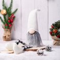 thumbnail image 5 of 2 uds/3 uds. De gnomos de felpa tejidos a cuadros de lana con piernas largas, decoración navideña para el hogar, regalo de Navidad para niños, 5 of 5
