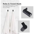 thumbnail image 5 of WOWOW Stainless Steels Matte Black Piece Bathroom Hardware Set (Set of 4), 5 of 7