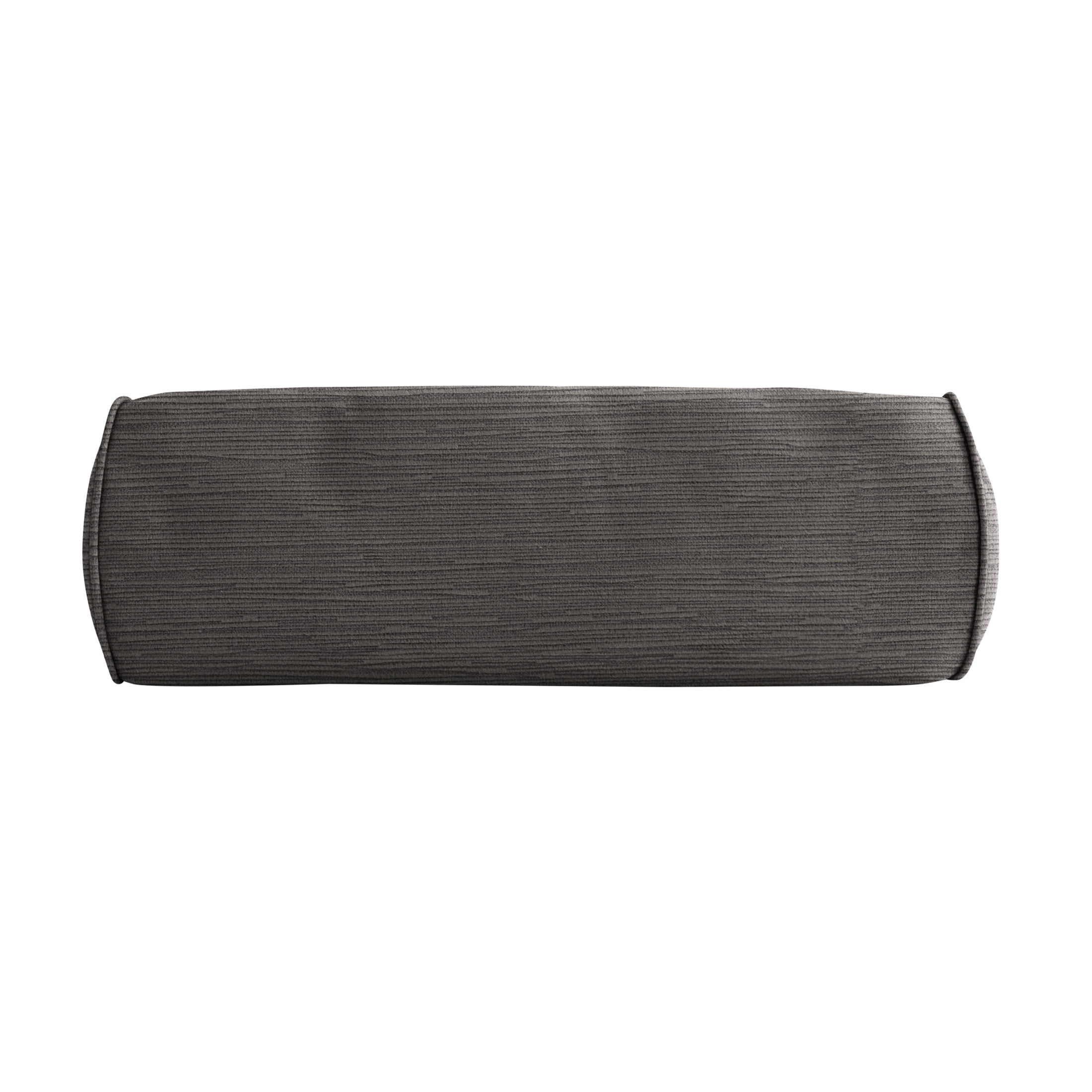 Sorra Home Velvet Steel Bolster Pillow 16 in x 6 in x 6 in