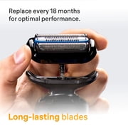 Braun Beard Shaver Series 5 for Men, with 3 AquaFlex Blades, SkinGentle Foil, Black