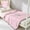 Pink, variant on Soft Skinfriendly Washable Summer Quilt Breathable Summer Airconditioning Quilt Vintage Leaf Print Lightweight Portable Polyester Quilt for Office Nap Car Travel Home Sofa Bed Use 70x100cm