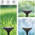 thumbnail image 4 of Mainstays Solar Powered Black Landscape Disc Lights with Color Holding LED, 20 Lumens (4 Count), 4 of 8