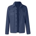 thumbnail image 4 of Vedolay Jacket for Men Casual Breathable Blazer Jacket Work Office Coat with Pockets Clothes Blue,XL, 4 of 4