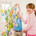 thumbnail image 5 of Scidweet 36PCS Hanging Easter Eggs, 2.36'' Tall Plastic Eggs Easter Decoration for Easter Hunt, Easter Basket Stuffers Fillers, Classroom Prize Supplies, Classroom Gifts for Easter, 5 of 6
