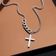 thumbnail image 2 of Collar De Cruz Para Hombres Cadenas Dijes Joyeria Inoxidable, 2 of 5