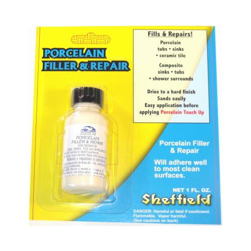 Porcelain Filler & Repair, 1 oz., Sheffield, 1454