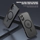 thumbnail image 3 of For iPhone 16 Case Matte PC+TPU Phone Cover Compatible with MagSafe - Black, 3 of 5