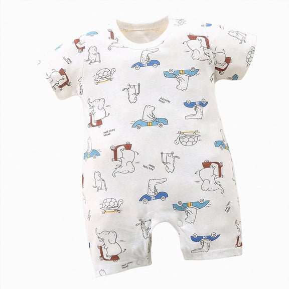 Baby Onesies Boy Baby Boy Rompers Bamboo Viscose Short Sleeve One-piece Jumpsuit Baby Boy Summer Clothes