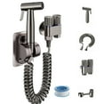 thumbnail image 4 of BUYISI Buse de Rinçage Haute Pression pour Toilettes Ensemble de Buses de Robinet de Salle de Bain Argent B, 4 of 9