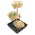 thumbnail image 5 of Tabletop Fountain 3 Tier Waterflow Fountain With Stones Decoration Landscape For Living Room Office Desk, 5 of 21