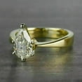 thumbnail image 3 of 2Ct Pear Cut Lab-Created Diamond Women Engagement Ring 14K Yellow Gold Plated, 3 of 4