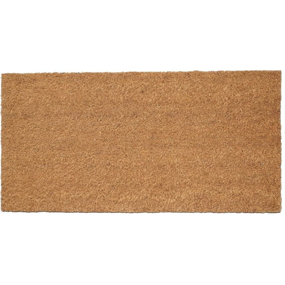 Calloway Mills 153551224 Natural Coir with Vinyl Backing Doormat, 12" x 24"