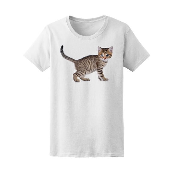 Shorthair Kitten Side View Tee Women's -Image by Shutterstock