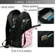 thumbnail image 4 of Fotbe Strawberry Floral Mochila con Estampado y Puerto USB para Hombre y Mujer, Mochila Antirrobo, Mochila de Viaje, Mochila Escolar, Mochila Universitaria, 4 of 7