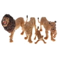 thumbnail image 3 of 5 piezas de plástico León y leona Sunnimix Juguete de figuras de animales, 3 of 8
