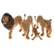 thumbnail image 3 of 5 piezas de plástico León y leona Sunnimix Juguete de figuras de animales, 3 of 8