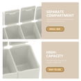 thumbnail image 3 of MasteelfCA 3Pcs Compartments Travel Pill Cases Portable Plastic Pill Storage Organizers, 3 of 8
